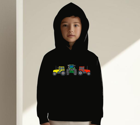 Kids Tractor Hoodies