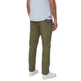 Mens Straight Fit Linen Blend Trousers