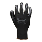 Super Grip Nitrile Work Gloves - 12 pack