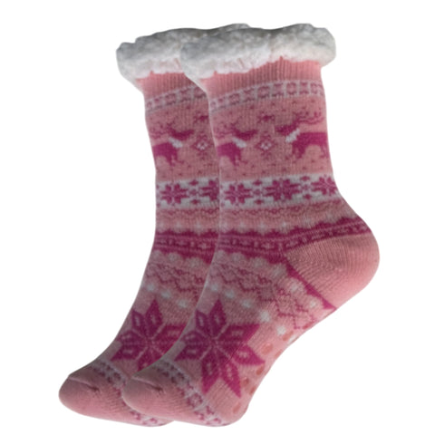 Kids Thermal Sherpa Lined Socks - AT294