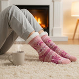 Kids Thermal Sherpa Lined Socks - AT294