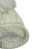 Ladies Thermal Cable Knit Beanie Hat - AT516