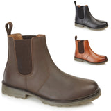 Mens Galway Leather Chelsea Boots