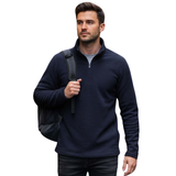 Men’s Heavyweight Quarter-Zip Fleece Pullover