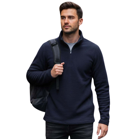 Men’s Heavyweight Quarter-Zip Fleece Pullover