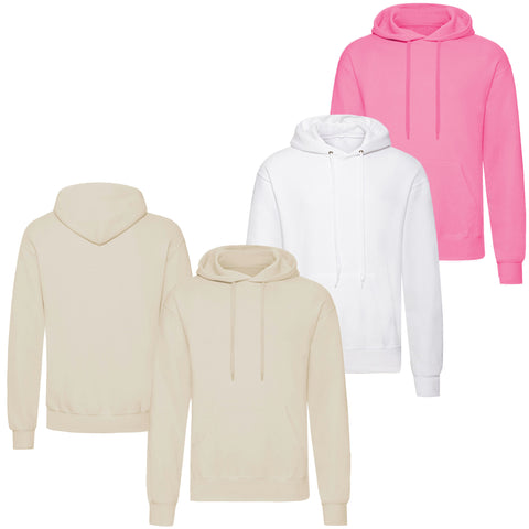 Adults FBH23010 Plain Hoodie