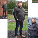 Game Classic Padded Wax Jacket up to 5XL