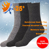 Mens Heated Thermal Socks - Pack of 3 - AT292