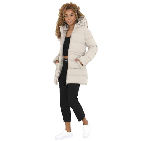 Ladies Brave Soul DOMINICALOS Longer Length Padded Jacket