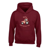 Girls Tractor Hoodie CL005