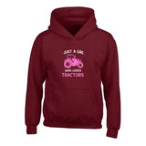 Girls Tractor Hoodie - CL007