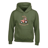 Girls Tractor Hoodie CL005