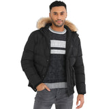 Mens Beaumont Padded Parka Coat | Faux Fur Hooded Jacket