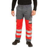 Hi Vis Cargo Work Trousers / Regular - Clearance