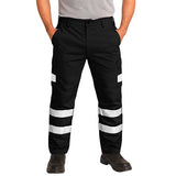 Hi Vis Polycotton Cargo Work Trousers / Tall - Clearance