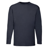 Mens Crew Neck Essential Long Sleeve Cotton T Shirt