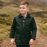 Game Childrens Quilted Wax Jacket