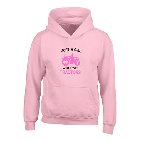 Girls Tractor Hoodie - CL007