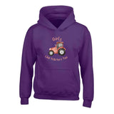 Girls Tractor Hoodie CL005