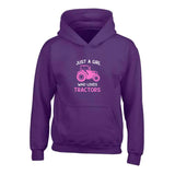 Girls Tractor Hoodie - CL007