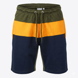 Mens Slim Fit Contrast Fleece Shorts - S010