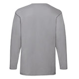 Mens Crew Neck Essential Long Sleeve Cotton T Shirt
