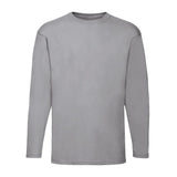 Mens Crew Neck Essential Long Sleeve Cotton T Shirt