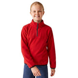 Kids Regatta Microfleece Half Zip Pullover - TRF679