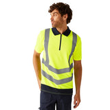 Hi-Vis Pro Two-Tone Wicking Polo Shirt | TRS189 Workwear Top