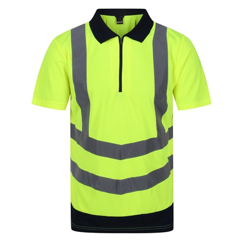 Hi-Vis Pro Two-Tone Wicking Polo Shirt | TRS189 Workwear Top