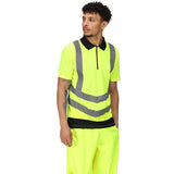 Hi-Vis Pro Two-Tone Wicking Polo Shirt | TRS189 Workwear Top