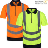 Hi-Vis Pro Two-Tone Wicking Polo Shirt | TRS189 Workwear Top