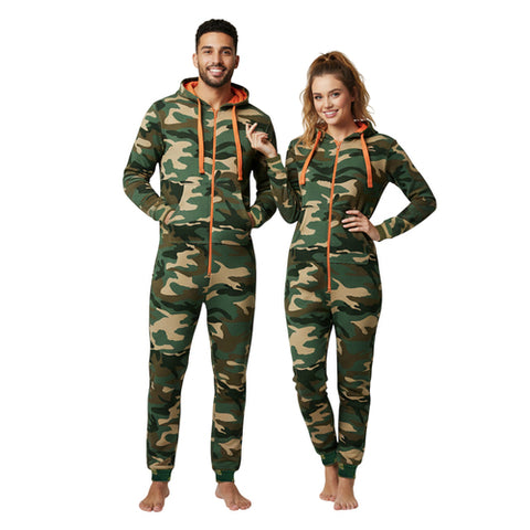 Adults Unisex Woodland Camouflage Onesie