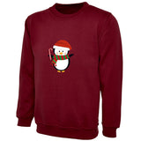 Kids Unisex Christmas Penguin Sweatshirt – Festive Novelty Jumper