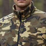 Mens Camouflage Print Fleece Jacket