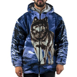 Unisex Animal Print Sherpa Fleece