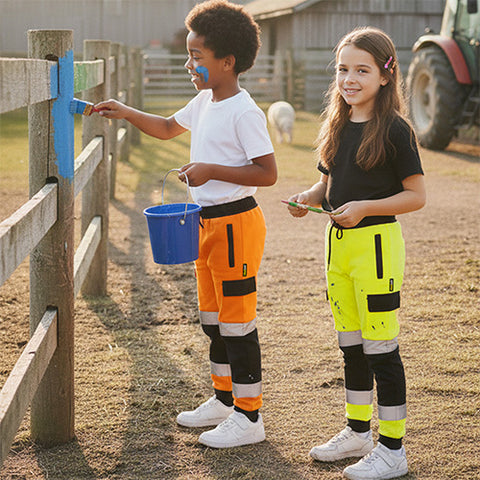 Standsafe Kids Hi-Vis Jogging Bottoms