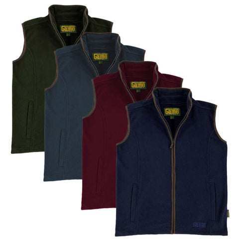 Mens Game Stanton Fleece Gilet
