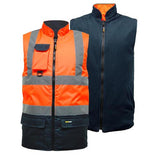 Hi Vis Reverible Bodywarmer - HV010 / HV037