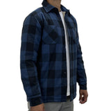 Mens Sherpa Fleece Lined Work Shirt - 4061