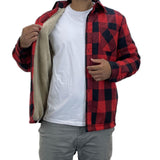 Mens Sherpa Fleece Lined Work Shirt - 4061