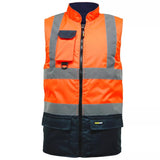 Hi Vis Reverible Bodywarmer - HV010 / HV037