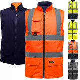 Hi Vis Reverible Bodywarmer - HV010 / HV037