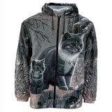 Unisex Animal Print Sherpa Fleece