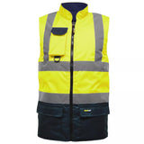 Hi Vis Reverible Bodywarmer - HV010 / HV037