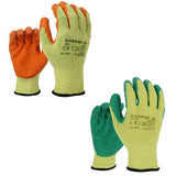 12 x Baratec Protective Latex Gripper Glove - Wet & Dry Conditions