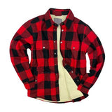 Mens Flannel Fleece Lined Shirt - FBH1826