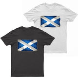 Adults Scotland Printed Scottish Flag T-Shirt