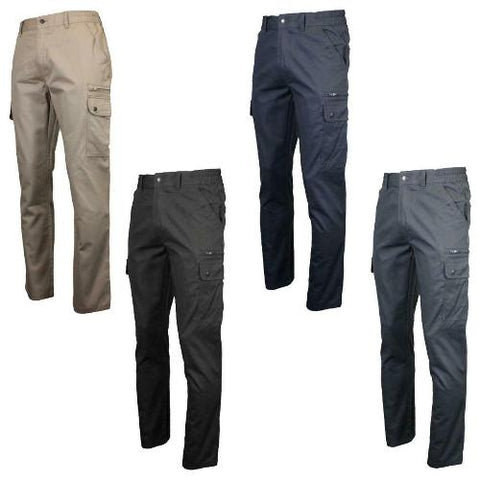 Mens Multi Pocket Active Cargo Trousers with Tool pocket