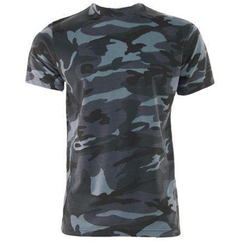 Game Mens Camouflage Tshirt in Midnight